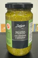 Salsa pesto con albahaca y pistachos