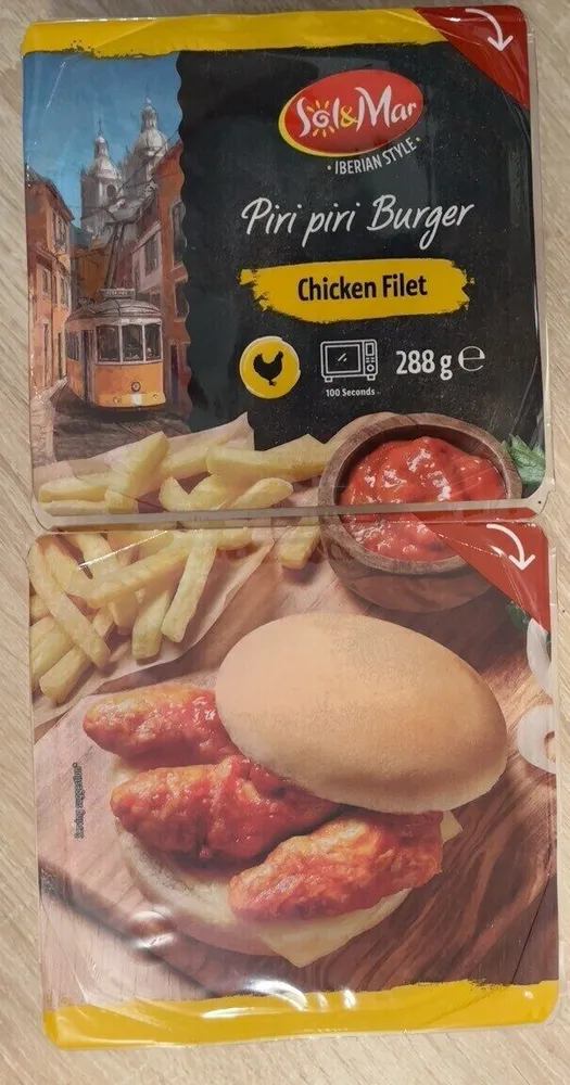 Piri piri burger Chicken Filet