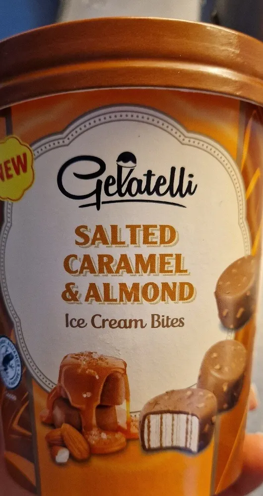 Salted Caramel Ice Cream Bites