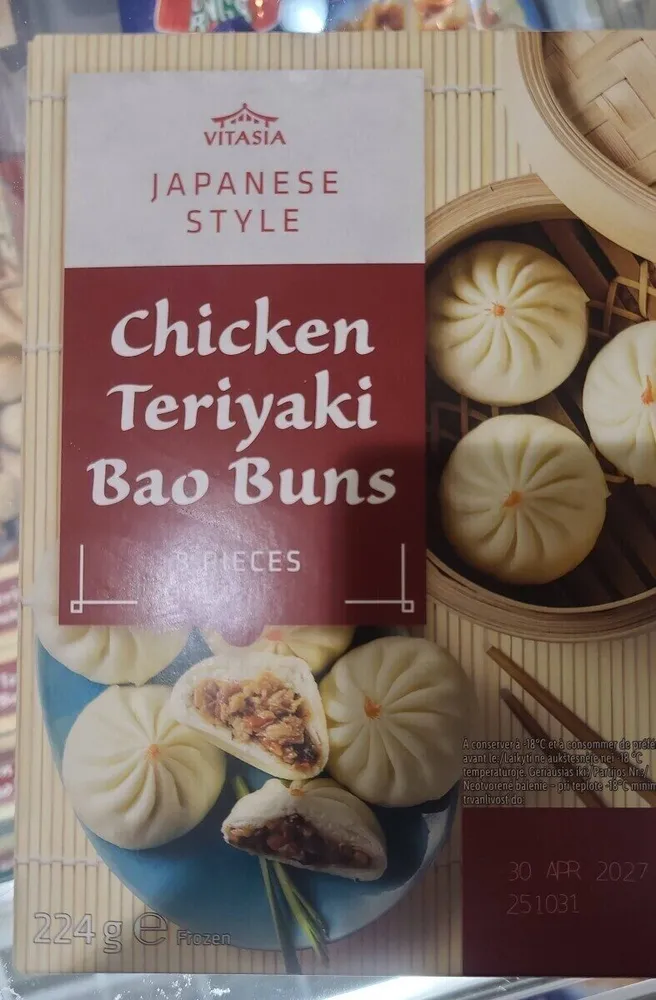 Chicken teriyaki bao buns