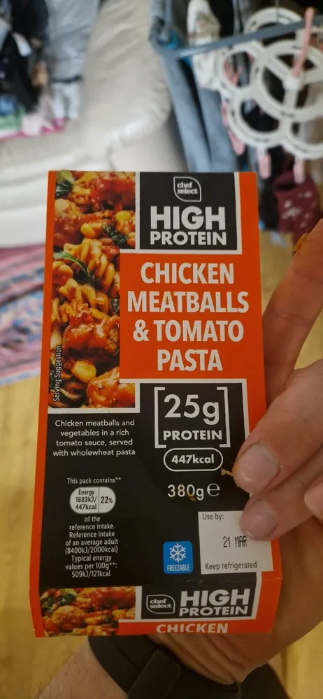 Chicken Meatballs & Tomato Pasta