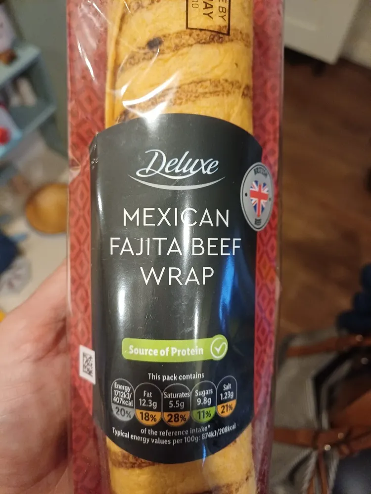 Mexican Fajita Beef Wrap