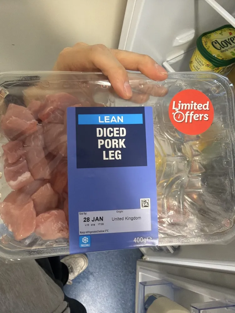 Lean Diced Pork Leg