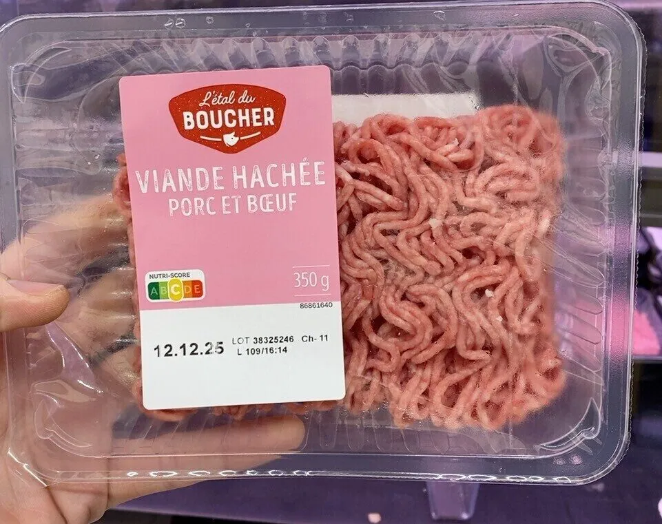 Viande hachée porc et boeuf