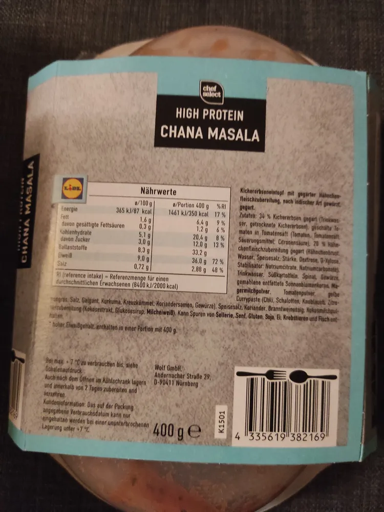 HIGH PROTEIN CHANA MASALA