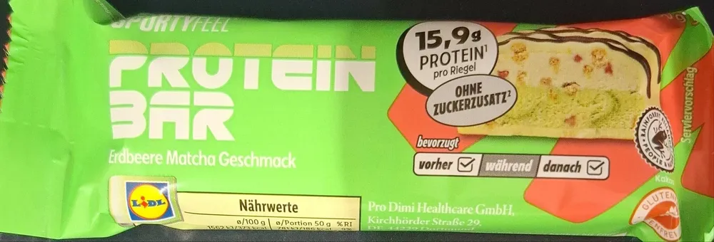 Erdbeere Matcha Geschmack