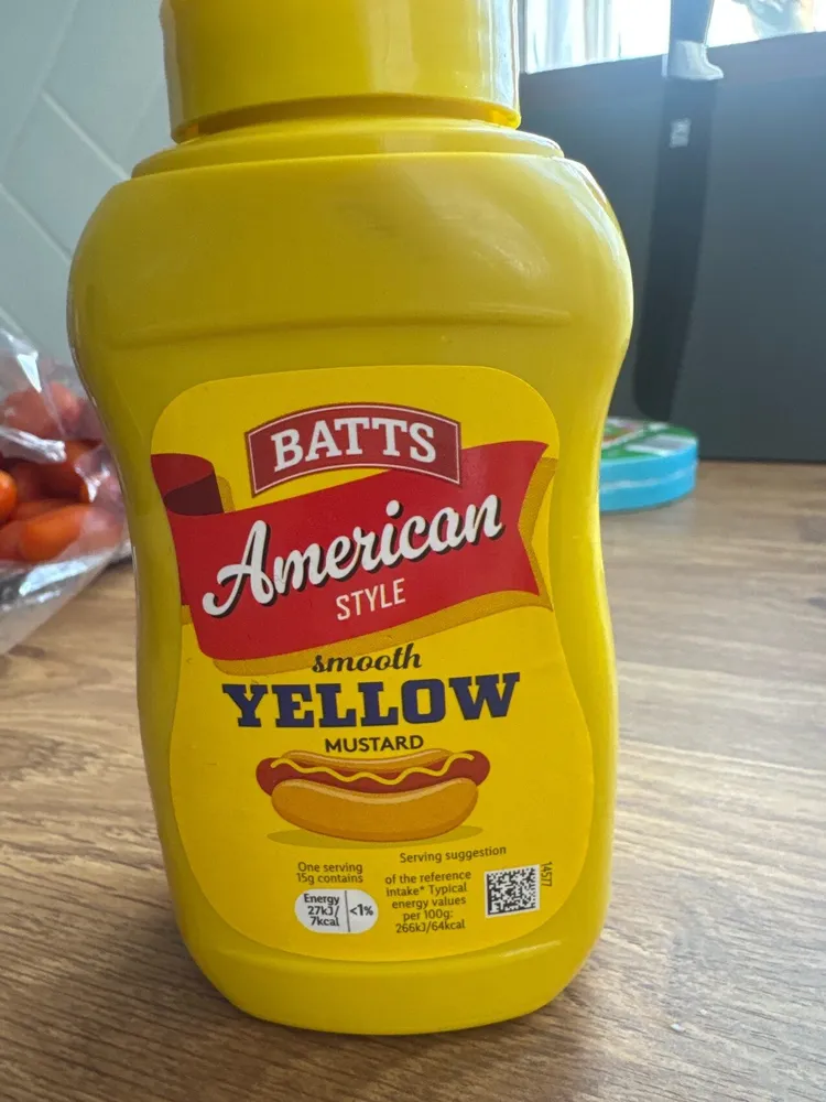 Batts American Style Yellow Mustard
