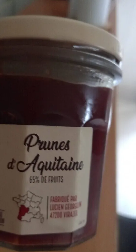 Confiture prune