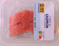 2 Pavés de Saumon (avec peau et sans arêtes)