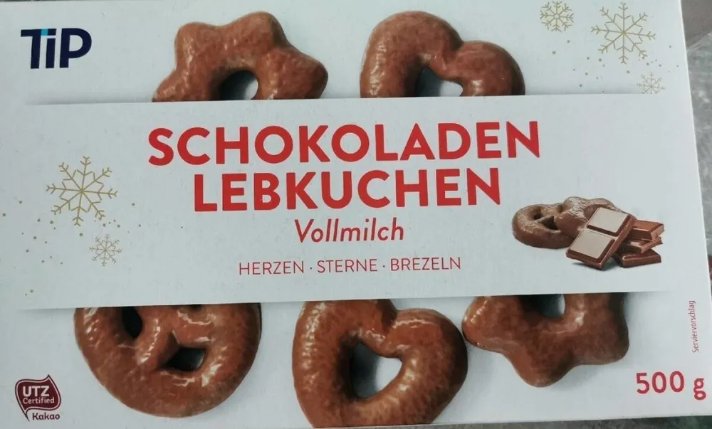 Schokoladen Lebkuchen Vollmilch