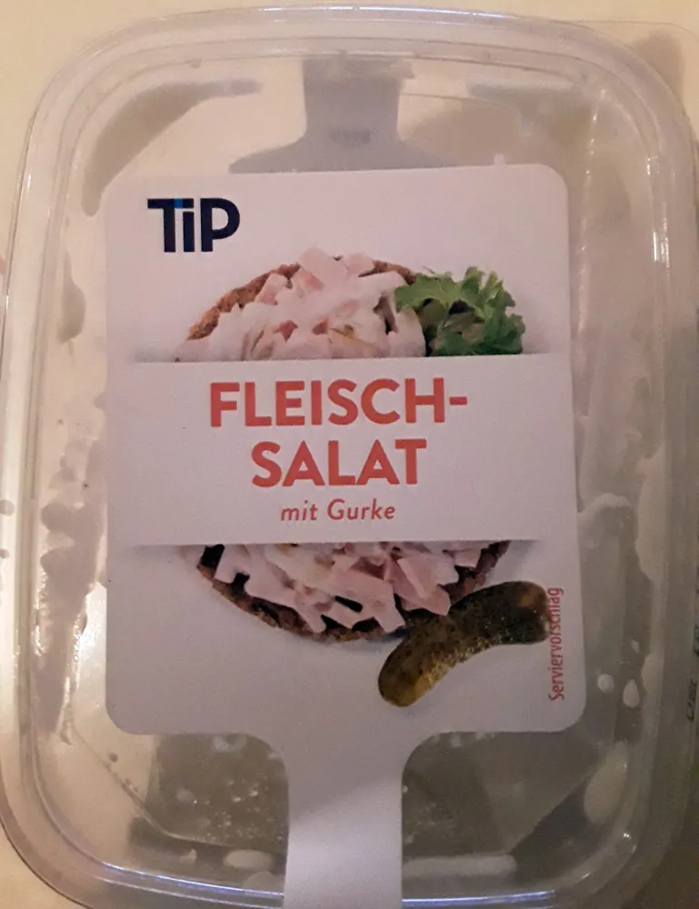 Fleischsalat mit Gurke