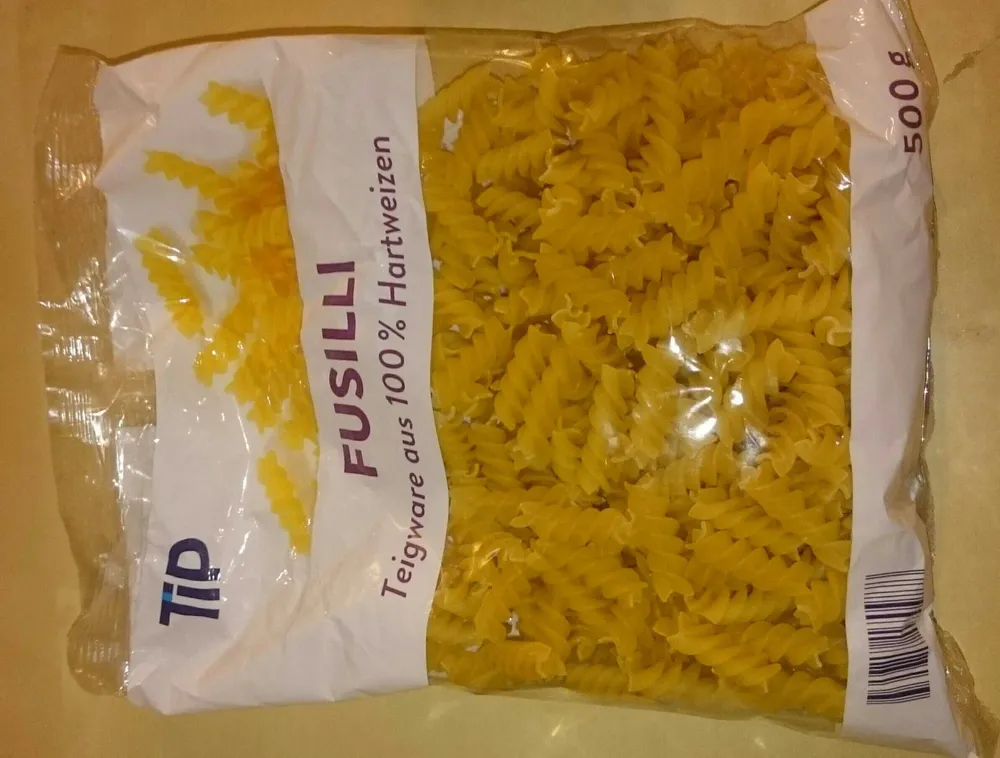 Nudeln Fusilli
