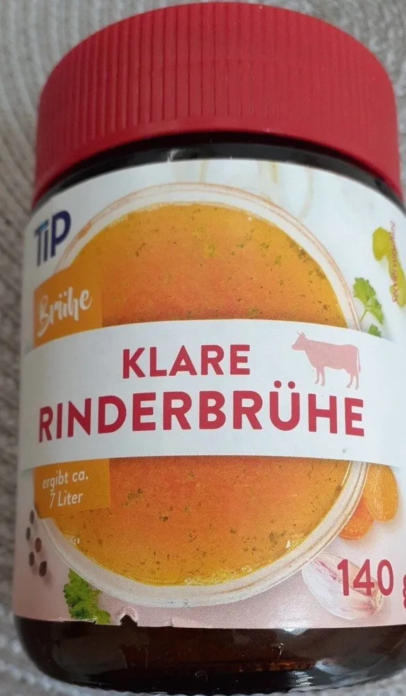 klare Rinderbrühe