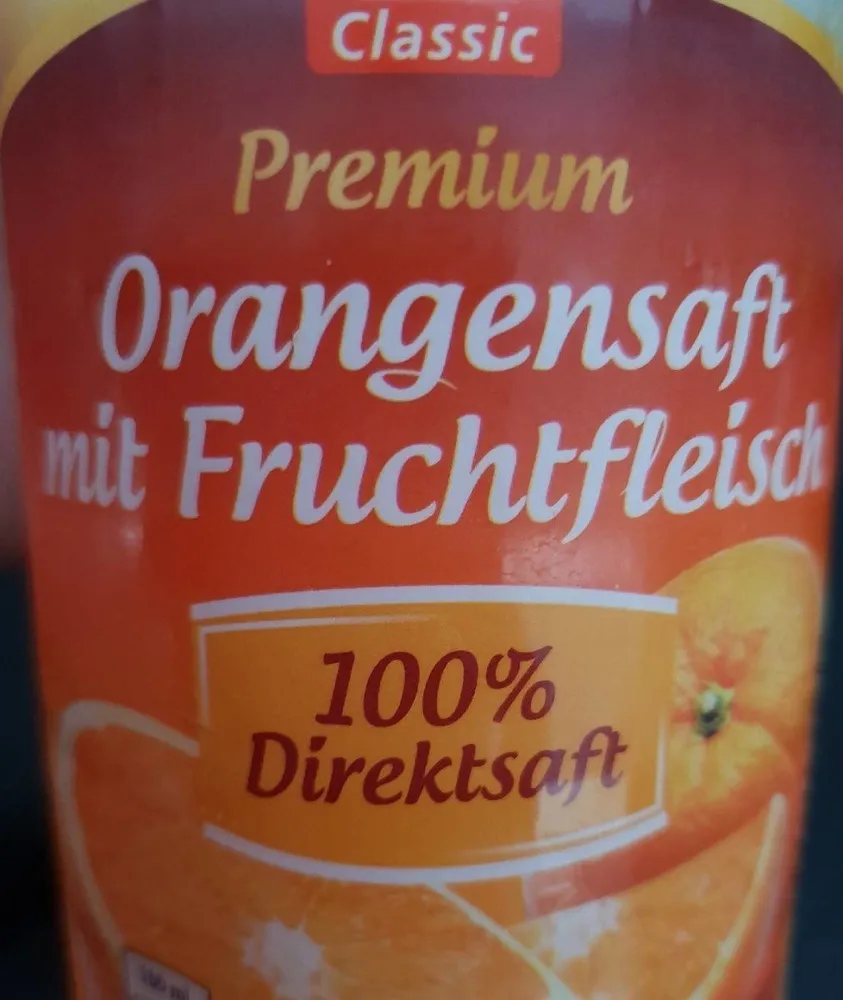 Premium Orangen Direktsaft, 100% Fruchtgehalt
