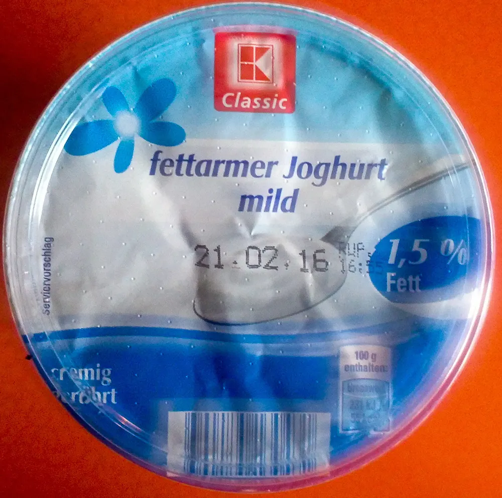 fettarmer Joghurt mild