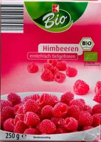 Himbeeren erntefrisch tiefgefroren