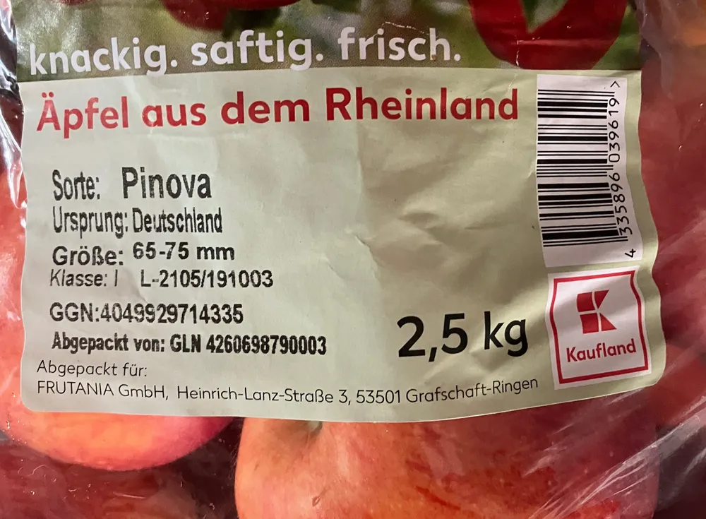 Äpfel aus dem Rheinland