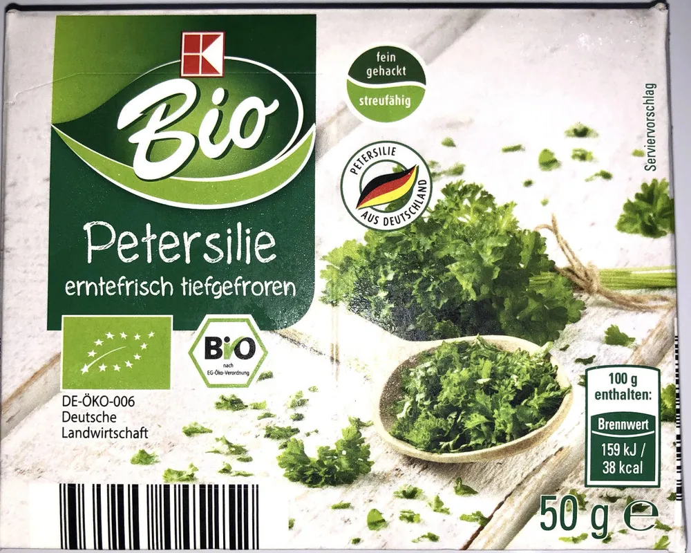 Petersilie - erntefrisch tiefgefroren