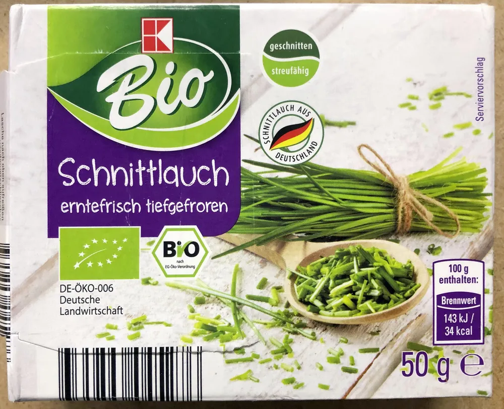 Schnittlauch - erntefrisch tiefgefroren