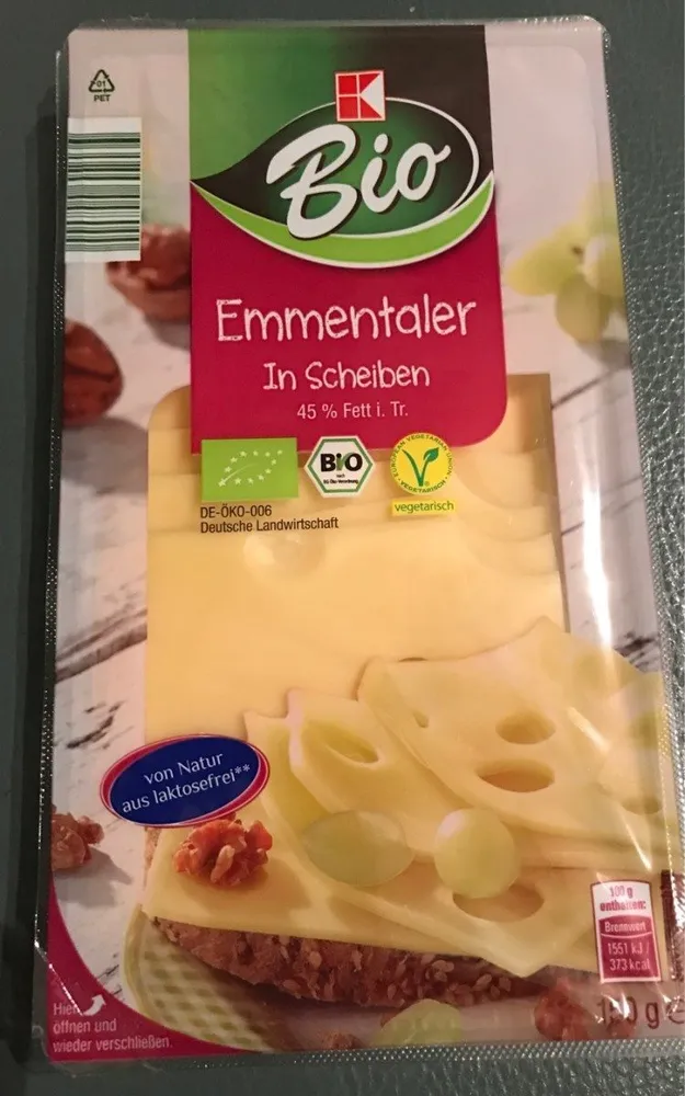 Bio Emmentaler In Scheiben