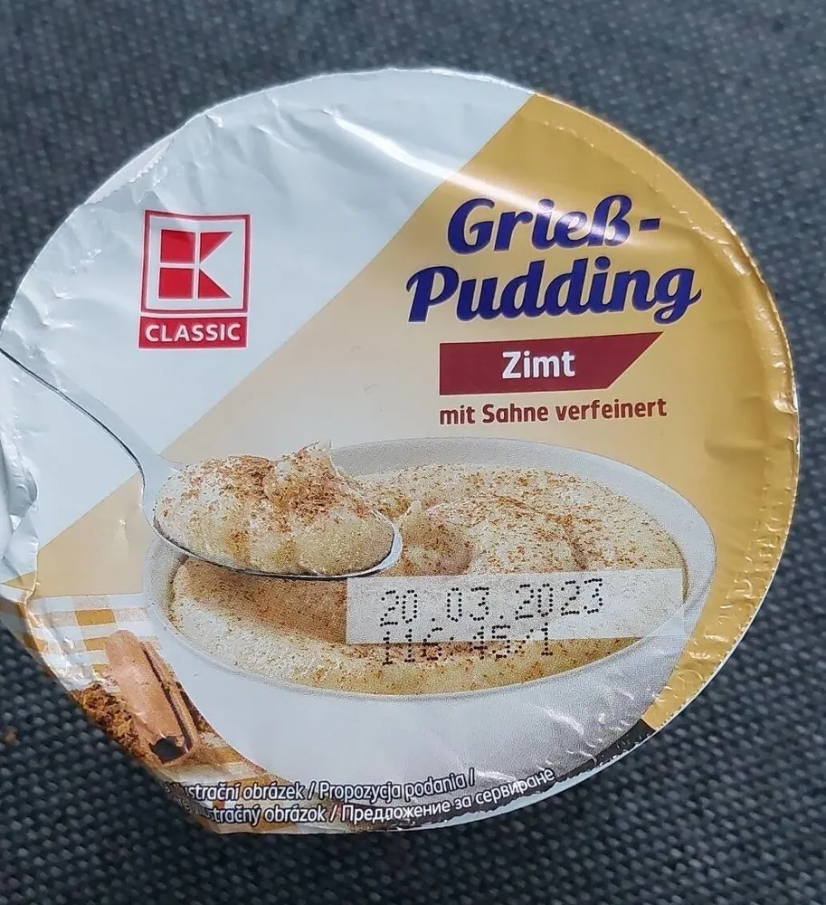 Grießpudding Zimt