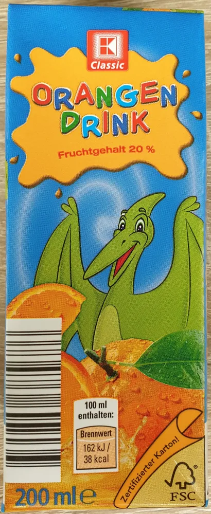 Orangen Drink