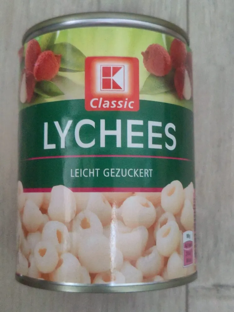 Lychies leicht gezuckert