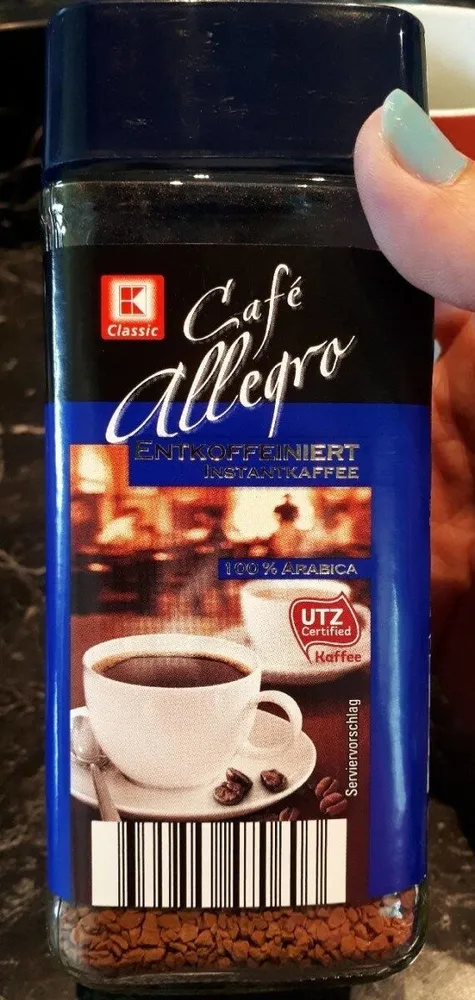 Café allegro décaféine