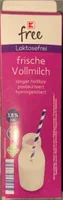 Laktosefrei frische Vollmilch