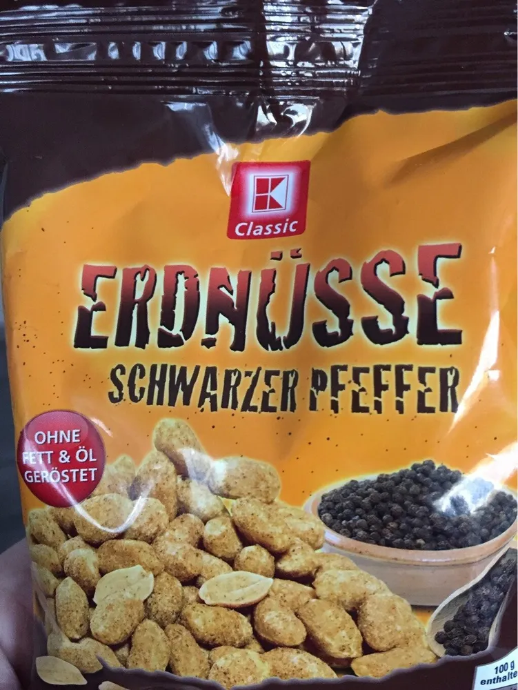 Erdnsse Schwarzer Pfeffer