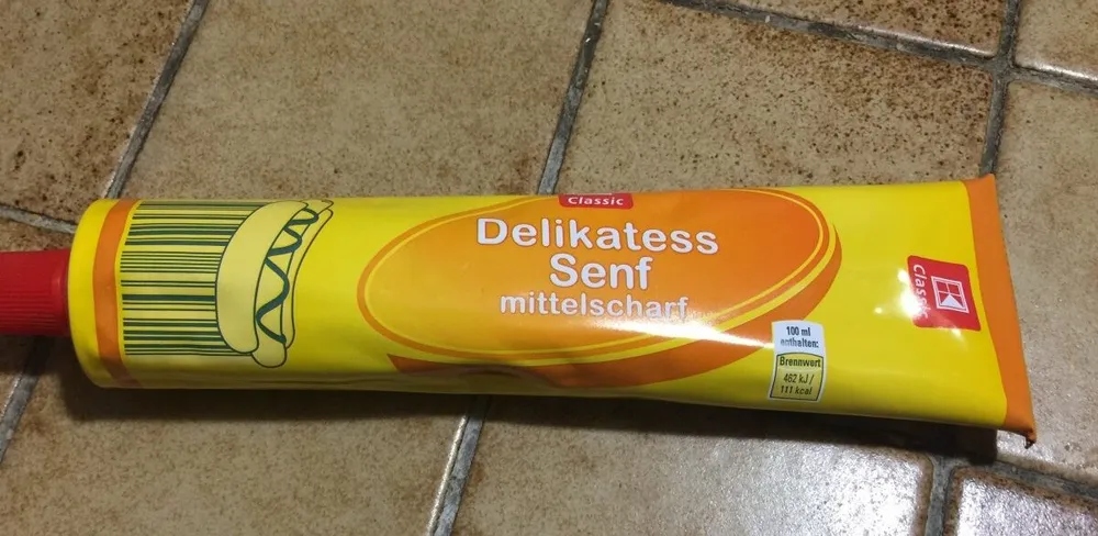 K classic Delikatess Senf Mittelscharf
