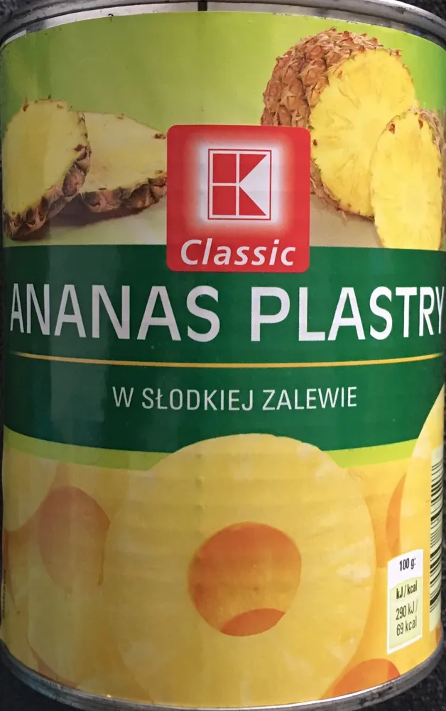 Ananas plastry