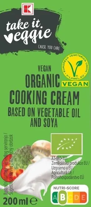 K-take it veggie Organic Soy Cooking Cream