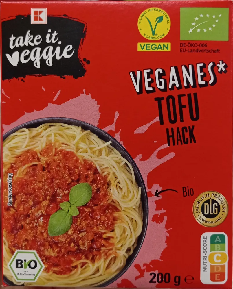K-take it veggie Bio Tofu Hack