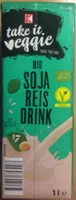 K-take it veggie Bio Soja-Reisdrink