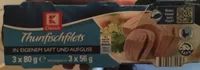 Thunfischfilets, 3X56G Abtropfgewicht