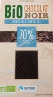 Chocolat noir bio pointe de fleur de sel