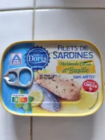 FILETS DE SARDINES Marinade Citron et Basilic