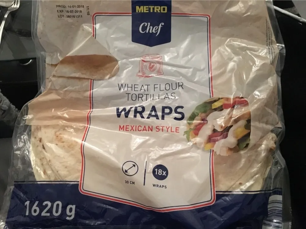 Wraps mexican style