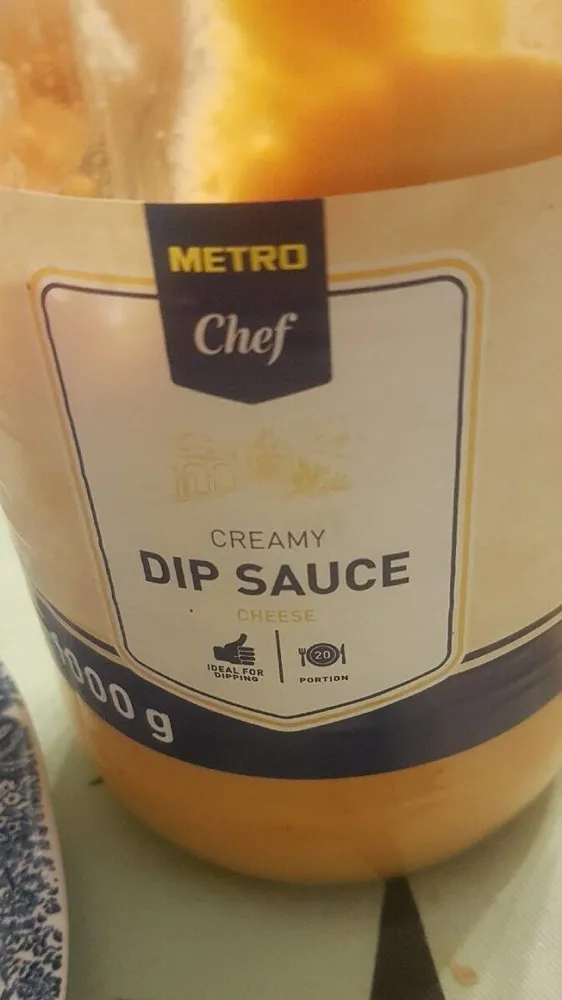 Creamy dip sauce cheese
