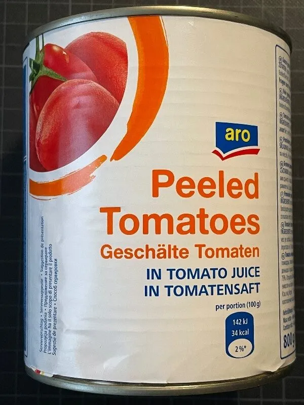 Geschälte Tomaten