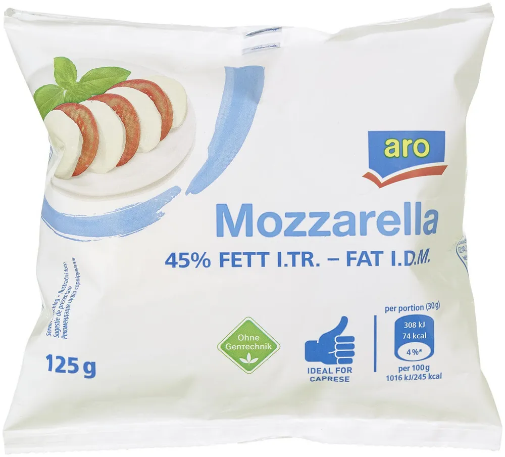 Mozzarella Stück