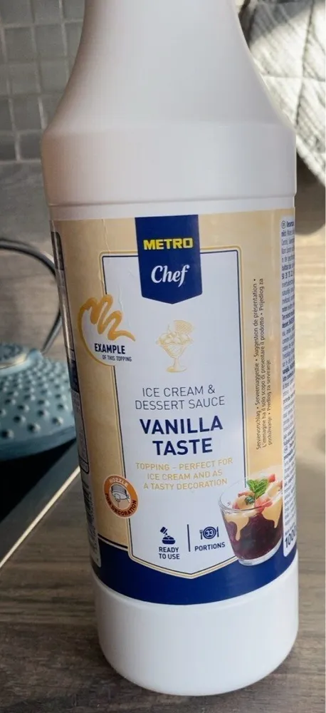 Vanilla taste topping