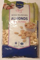 Whole blanched Almonds