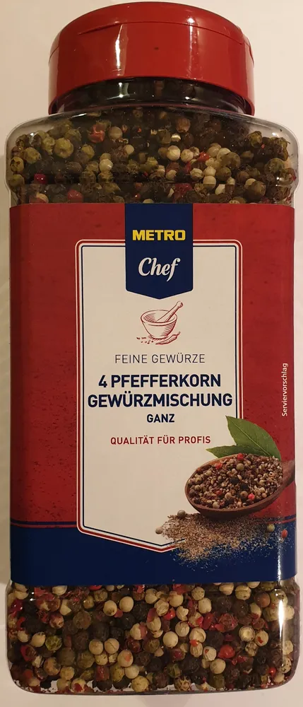 4 Pfefferkorn Gewürzmischung ganz