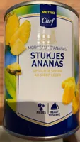Morceaux d'ananas