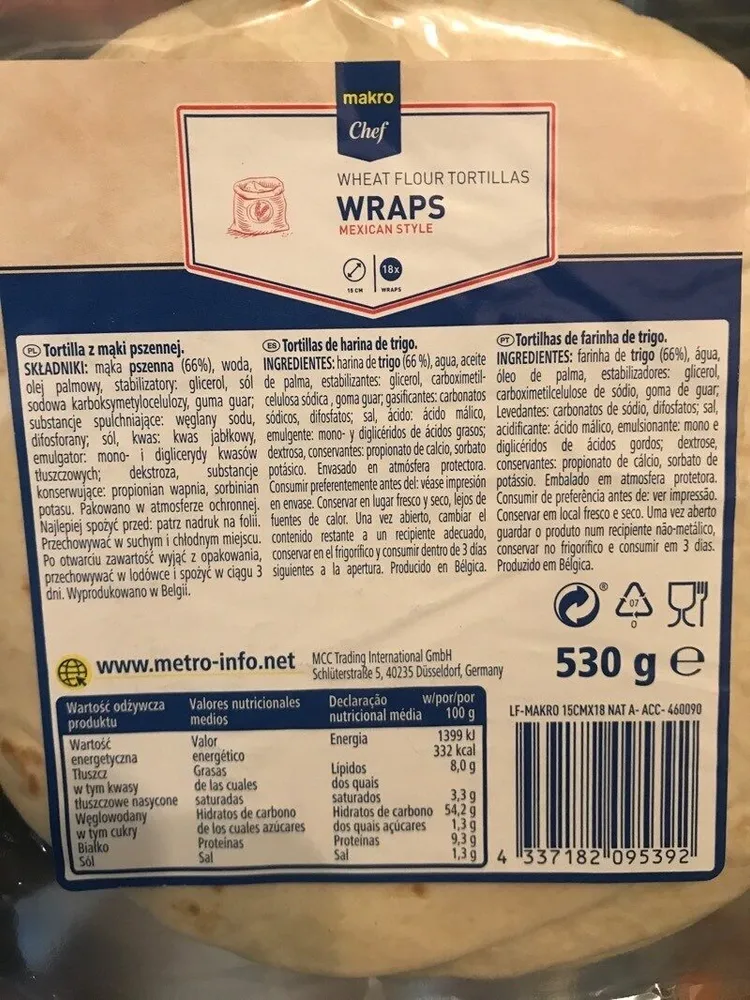 Wraps Mexican style