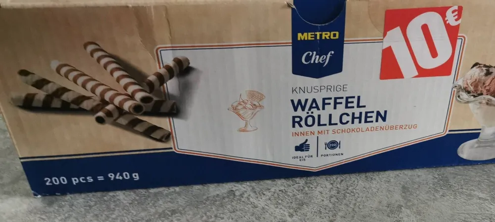 Waffel rollchen