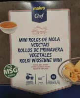 Rollos de primavera vegetales