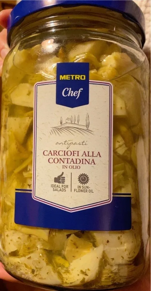 Carciofi alla contadina in olio